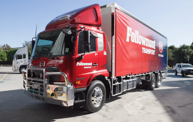 Followmont Tranpsort New 200 UD HUON Truck Branding