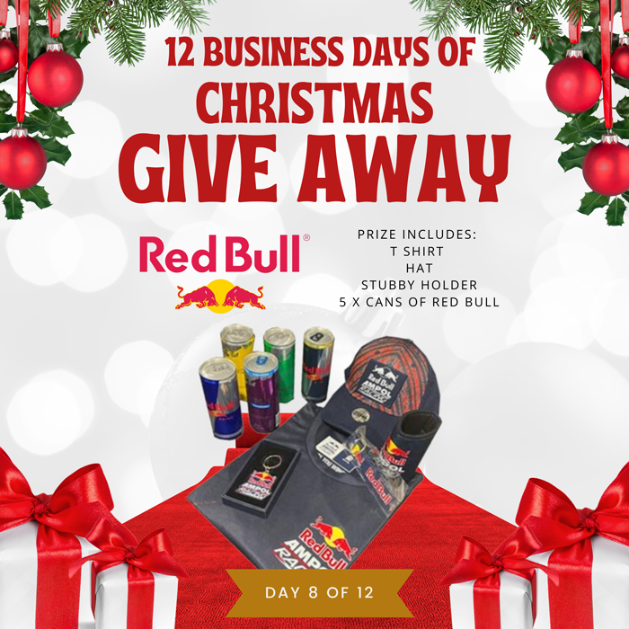 Day 8 Red Bull Christmas Giveaway - One World Courier