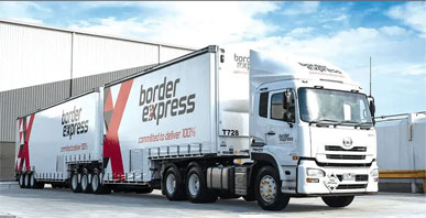 Border Express line haul truck