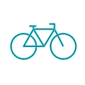 bicycle parts bicycle outline icon illustrator
