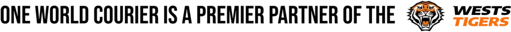 One World Courier is a Premier Partner of the West Tigers